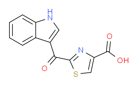 951207-88-8 | 4-噻唑羧酸，2-(1H-吲哚-3-基羰基)-