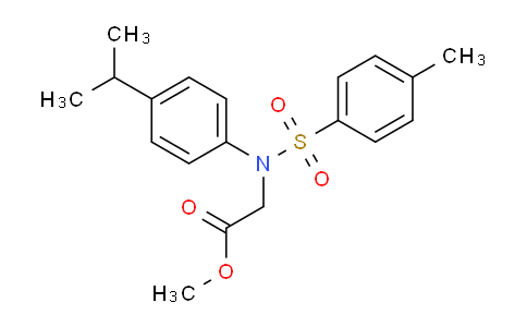 MCM14263 | 333458-95-0 | N-(4-异丙基苯基)-N-(4-甲基苯基)磺酰基甘氨酸甲酯