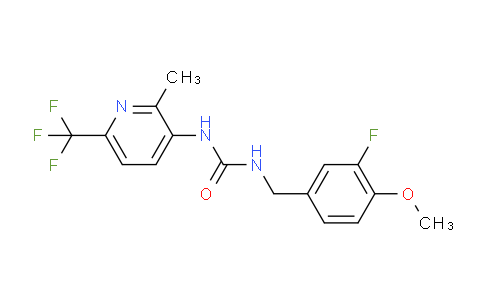 MCM20912 | 1980064-17-2 | N-(3-Fluoro-4-methoxybenzyl)-N'-[2-methyl-6-(trifluoromethyl)pyridin-3-yl]urea