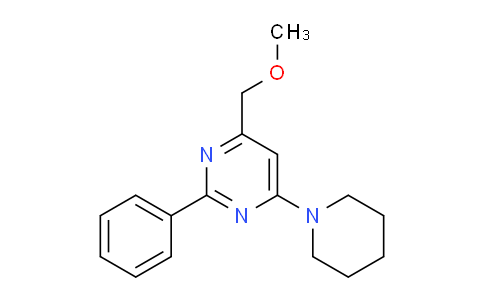339278-94-3 | Methyl (2-phenyl-6-piperidino-4-pyrimidinyl)methyl ether