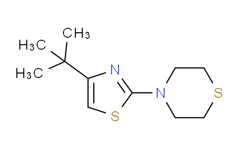338393-12-7 | 4-(4-Tert-butyl-1,3-thiazol-2-yl)thiomorpholine