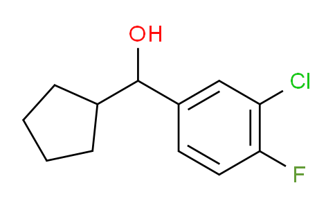 1339640-22-0 | Cyclopentyl (3-chloro-4-fluorophenyl)methanol