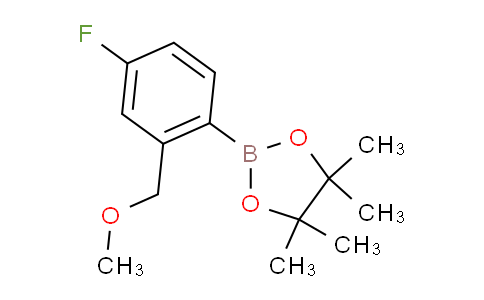 CAS No. 2828438-84-0, 2-(4-Fluoro-2-(methoxymethyl)phenyl)-4,4,5,5-tetramethyl-1,3,2-dioxaborolane