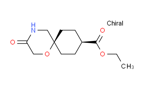 1422344-43-1 | cis-Ethyl 3-oxo-1-oxa-4-azaspiro[5.5]undecane-9-carboxylate