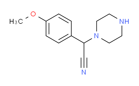 55829-49-7 | 2-(4-甲氧基苯基)-2-(哌嗪-1-基)乙腈