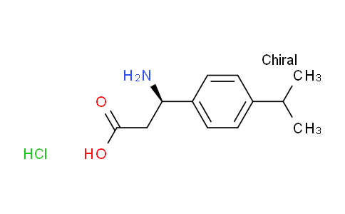 2703746-33-0 | (R)-3-氨基-3-(4-异丙基苯基)丙酸盐酸盐
