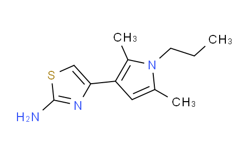 900640-62-2 | 2-Thiazolamine, 4-(2,5-dimethyl-1-propyl-1H-pyrrol-3-yl)-