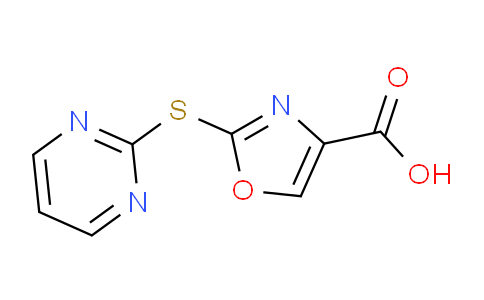 1566207-10-0 | 2-(嘧啶-2-基硫烷基)-1,3-恶唑-4-羧酸