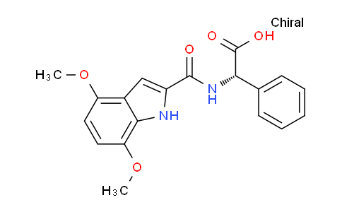 DYM62073 | 956951-92-1 | (2S)-2-(4,7-dimethoxy-1H-indol-2-yl)formamido-2-phenylacetic acid
