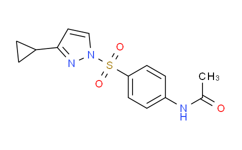 DYM62117 | 957039-53-1 | N-{4-[(3-cyclopropyl-1H-pyrazol-1-yl)sulfonyl]phenyl}acetamide