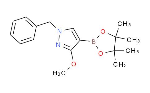 1662682-36-1 | 1-benzyl-3-methoxy-4-(4,4,5,5-tetramethyl-1,3,2-dioxaborolan-2-yl)-1H-pyrazole