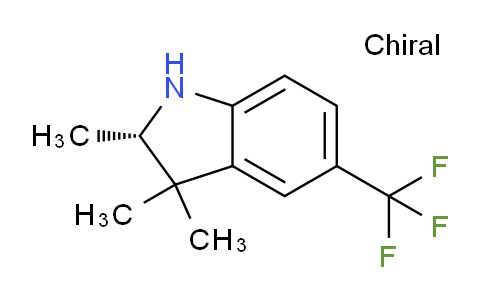 1795744-21-6 | (2S)-2,3,3-trimethyl-5-(trifluoromethyl)indoline
