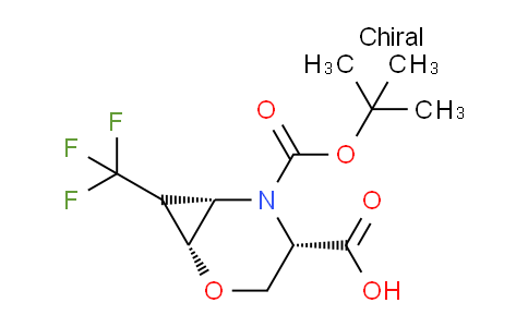 1955485-41-2 | (1R,4S,6S)-5-[(tert-butoxy)carbonyl]-7-(trifluoromethyl)-2-oxa-5-azabicyclo[4.1.0]heptane-4-carboxylic acid