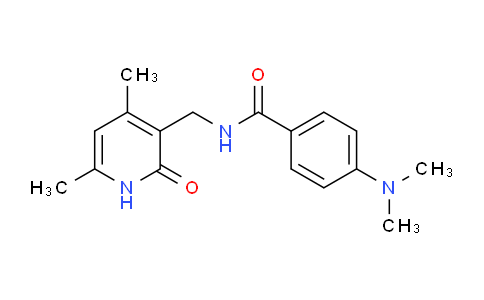 DYM68078 | 923246-06-4 | Benzamide, N-[(1,2-dihydro-4,6-dimethyl-2-oxo-3-pyridinyl)methyl]-4-(dimethylamino)-
