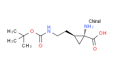 2592229-63-3 | (1R,2R)-1-氨基-2-[2-(叔丁氧羰基氨基)乙基]环丙烷甲酸