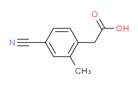 34841-56-0 | 2-(4-Cyano-2-methylphenyl)acetic acid
