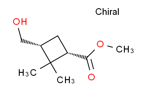 528560-24-9 | methyl (1S,3R)-3-(hydroxymethyl)-2,2-dimethylcyclobutane-1-carboxylate