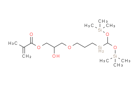 MCM88144 | 69861-02-5 | 2-Propenoic acid, 2-methyl-,2-hydroxy-3-[3-[1,3,3,3-tetramethyl-1-[(trimethylsilyl)oxy]disiloxanyl]propoxy]propyl ester