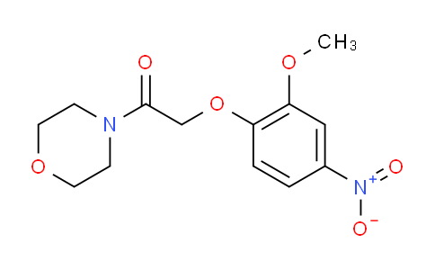 899368-48-0 | 4-(2-Methoxy-4-nitrophenoxy)acetylmorpholine