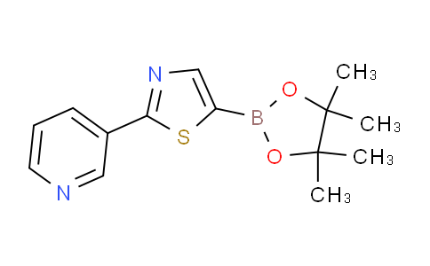 1402165-88-1 | 3-[5-(4,4,5,5-四甲基-1,3,2-二氧杂硼杂环戊烷-2-基)-2-噻唑基]-吡啶