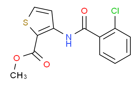 478080-02-3 | 3-(2-氯苯甲酰氨基)噻吩-2-甲酸甲酯