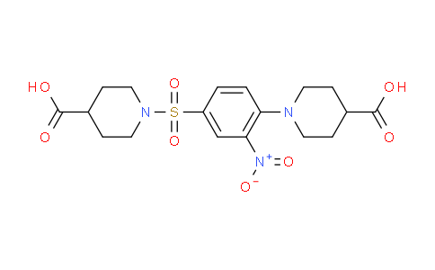866132-63-0 | 1-(4-[(4-CARBOXYPIPERIDINO)SULFONYL]-2-NITROPHENYL)-4-PIPERIDINECARBOXYLIC ACID