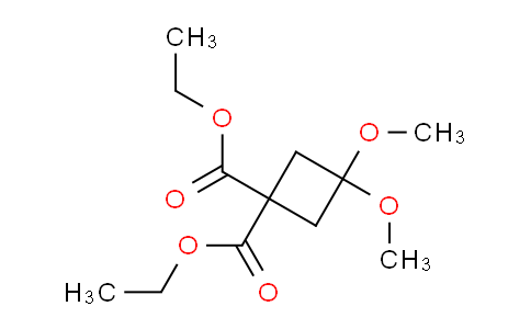 CAS No. 115118-67-7, 1,1-diethyl 3,3-dimethoxycyclobutane-1,1-dicarboxylate