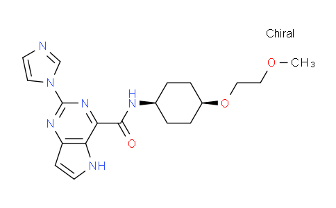 2597933-78-1 | 2-(1H-咪唑-1-基)-N-(顺式-4-(2-甲氧基乙氧基)环己基)-5H-吡咯并[3,2-d]嘧啶-4-甲酰胺