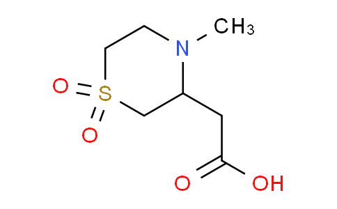 1529180-52-6 | 2-(4-甲基-1,1-二氧代-1λ6-硫吗啉-3-基)乙酸