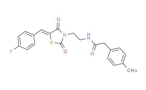 869351-84-8 | 苯乙酰胺，N-[2-[5-[(4-氟苯基)亚甲基]-2,4-二氧代-3-噻唑烷基]乙基]-4-甲基-