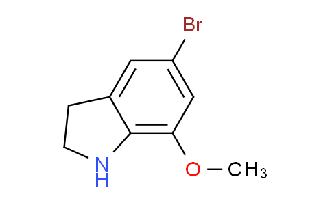 1369111-96-5 | 5-Bromo-7-methoxy-2,3-dihydro-1H-indole