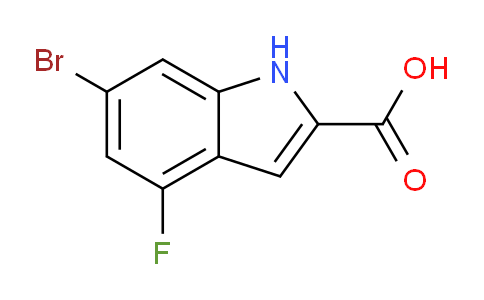 383132-69-2 | 6-溴-4-氟-1H-吲哚-2-羧酸