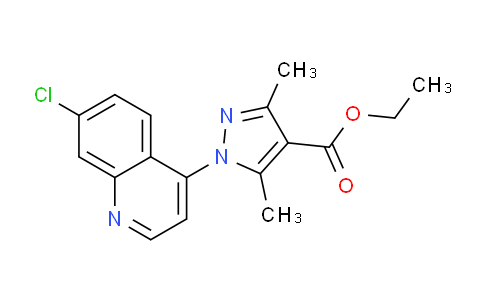 477710-23-9 | Ethyl 1-(7-chloro-4-quinolinyl)-3,5-dimethyl-1H-pyrazole-4-carboxylate
