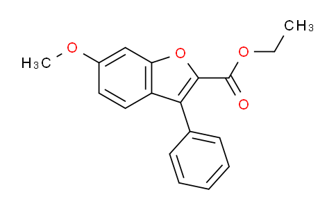 58468-42-1 | 2-苯并呋喃甲酸，6-甲氧基-3-苯基，乙酯