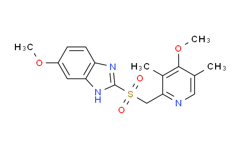 DYN55342 | 1810066-05-7 | 6-methoxy-2-{[(4-methoxy-3,5-dimethylpyridin-2-yl)methyl]sulfonyl}-1H-benzimidazole