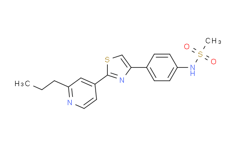 MCN56984 | 1046045-61-7 | N-(4-(2-(2-丙基吡啶-4-基)噻唑-4-基)苯基)甲磺酰胺