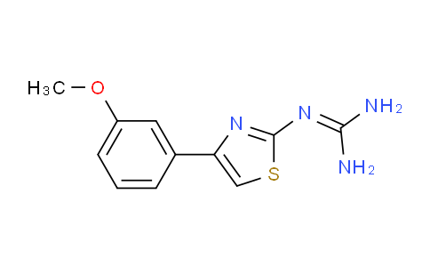 123309-98-8 | 2-[4-(3-methoxyphenyl)-1,3-thiazol-2-yl]guanidine