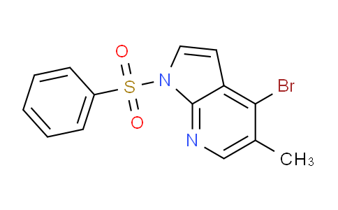 MCN61728 | 1638763-47-9 | 1-(benzenesulfonyl)-4-bromo-5-methyl-1H-pyrrolo[2,3-b]pyridine