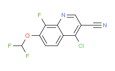 DYN66875 | 2188210-67-3 | 4-chloro-7-(difluoromethoxy)-8-fluoro-quinoline-3-carbonitrile