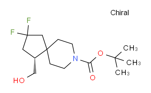 2306255-44-5 | tert-butyl (4R)-2,2-difluoro-4-(hydroxymethyl)-8-azaspiro[4.5]decane-8-carboxylate