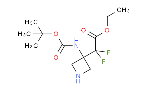 MCN68418 | 2306268-63-1 | Ethyl 2-[3-(tert-butoxycarbonylamino)azetidin-3-yl]-2,2-difluoro-acetate
