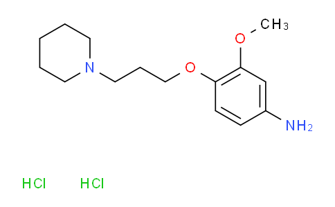 1050556-41-6 | 3-Methoxy-4-(3-piperidin-1-ylpropoxy)phenylamine dihydrochloride