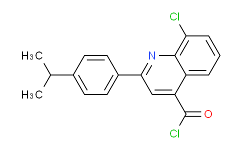1160256-10-9 | 8-Chloro-2-(4-isopropylphenyl)quinoline-4-carbonyl chloride