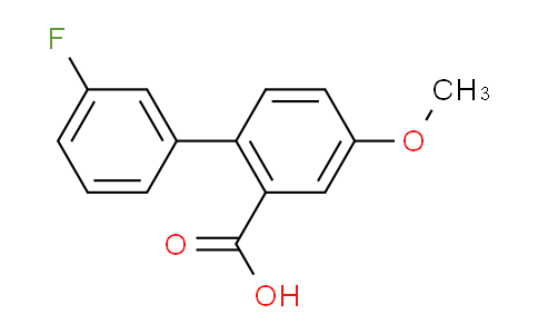 1179231-21-0 | 2-(3-fluorophenyl)-5-methoxybenzoic Acid