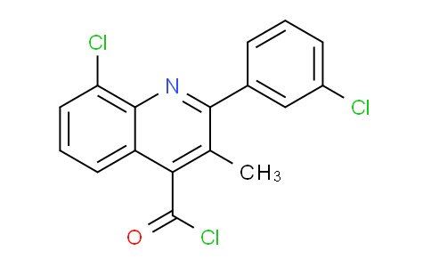 1160257-08-8 | 8-Chloro-2-(3-chlorophenyl)-3-methylquinoline-4-carbonyl chloride