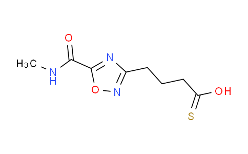 MCN78922 | 1119452-14-0 | 3-({5-(Methylamino)carbonyl-1,2,4-oxadiazol-3-yl}methyl)thiopropanoic acid