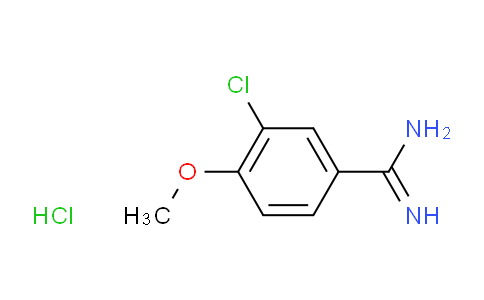 126007-98-5 | 3-chloro-4-methoxybenzene-1-carboximidamide hydrochloride