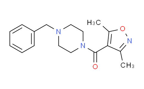 DYN85532 | 477886-31-0 | (4-Benzylpiperazino)(3,5-dimethyl-4-isoxazolyl)methanone