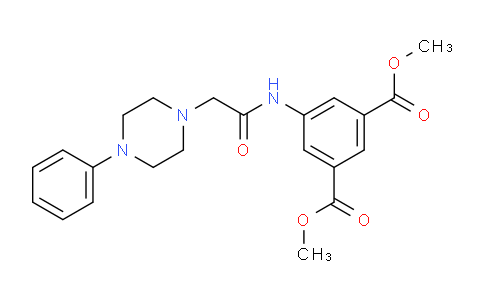 723738-45-2 | dimethyl5-{[(4-phenyl-1-piperazinyl)acetyl]amino}isophthalate