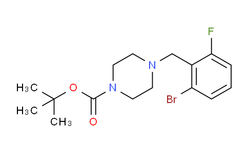 MCP27434 | 1355246-97-7 | 2-(4-Boc-piperazinomethyl)-1-bromo-3-fluorobenzene